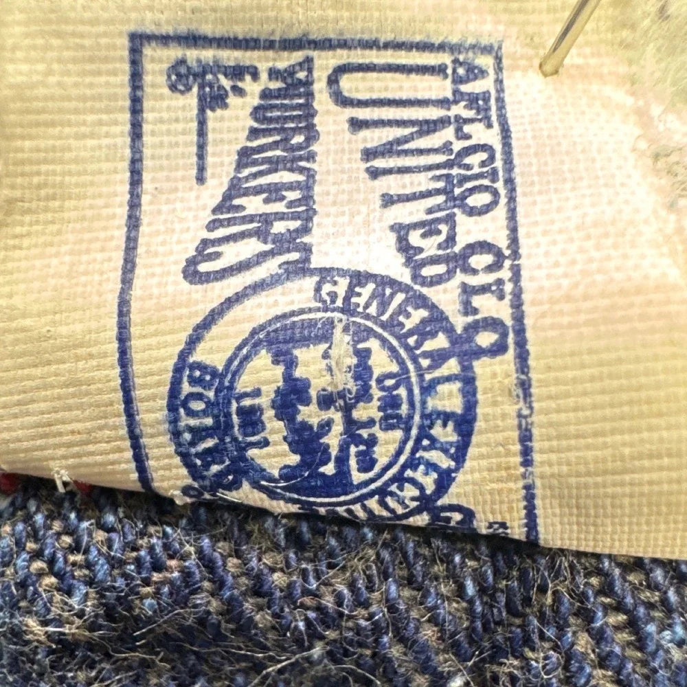 OshKosh B'gosh Denim Overalls Kids 2T Blue Excellent Plaid Lined
